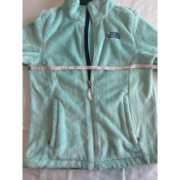The North Face Women's Osito Fleece Full Zip Jacket Aqua Blue Size Small - Picture 10 of 15